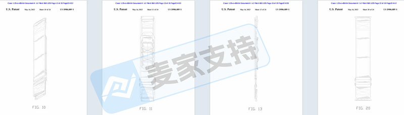 5-cv-06464，表带专利起诉维权，45名被告即将面临TRO冻结风险！"