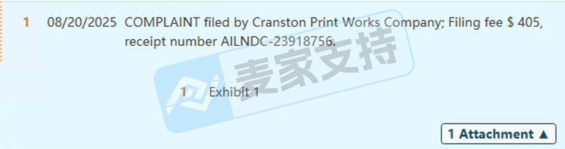 5-cv-09955，已TRO冻结133店的Cranston