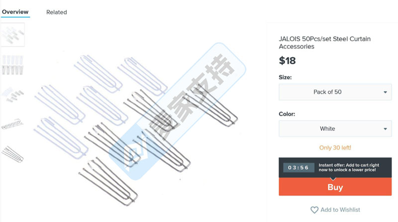 5-cv-10853，JALOIS家居用品商标跨境维权，当心TRO冻结风险！"