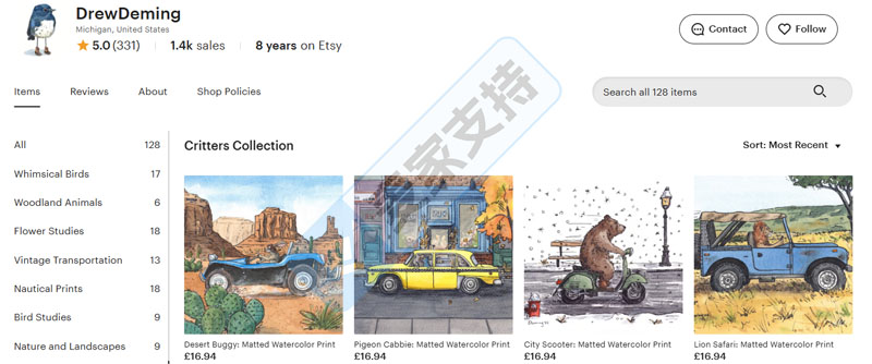 5-cv-12355，keith律所代理鲜花与橙子插画跨境维权！TRO冻结在即"