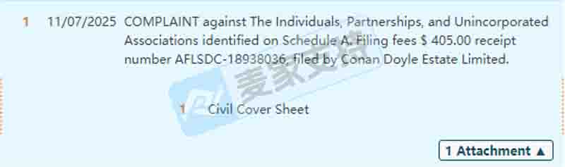 5-cv-25182，Sherlock