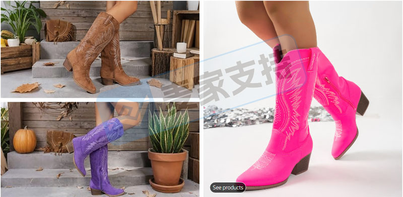 5-cv-14878，西部牛仔风女靴版权密封维权，涉案细节揭密！"