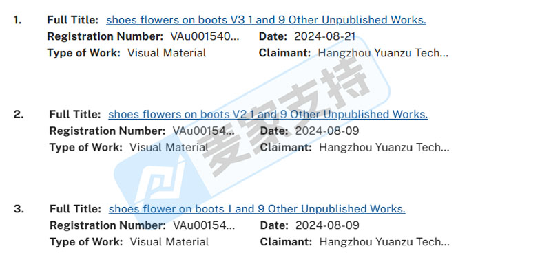 5-cv-14878，西部牛仔风女靴版权密封维权，涉案细节揭密！"