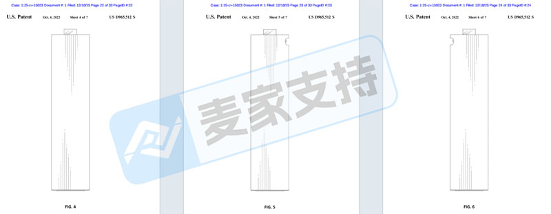 5-cv-15023，USB可充电电池双专利维权，尤其Temu卖家重点排查！"