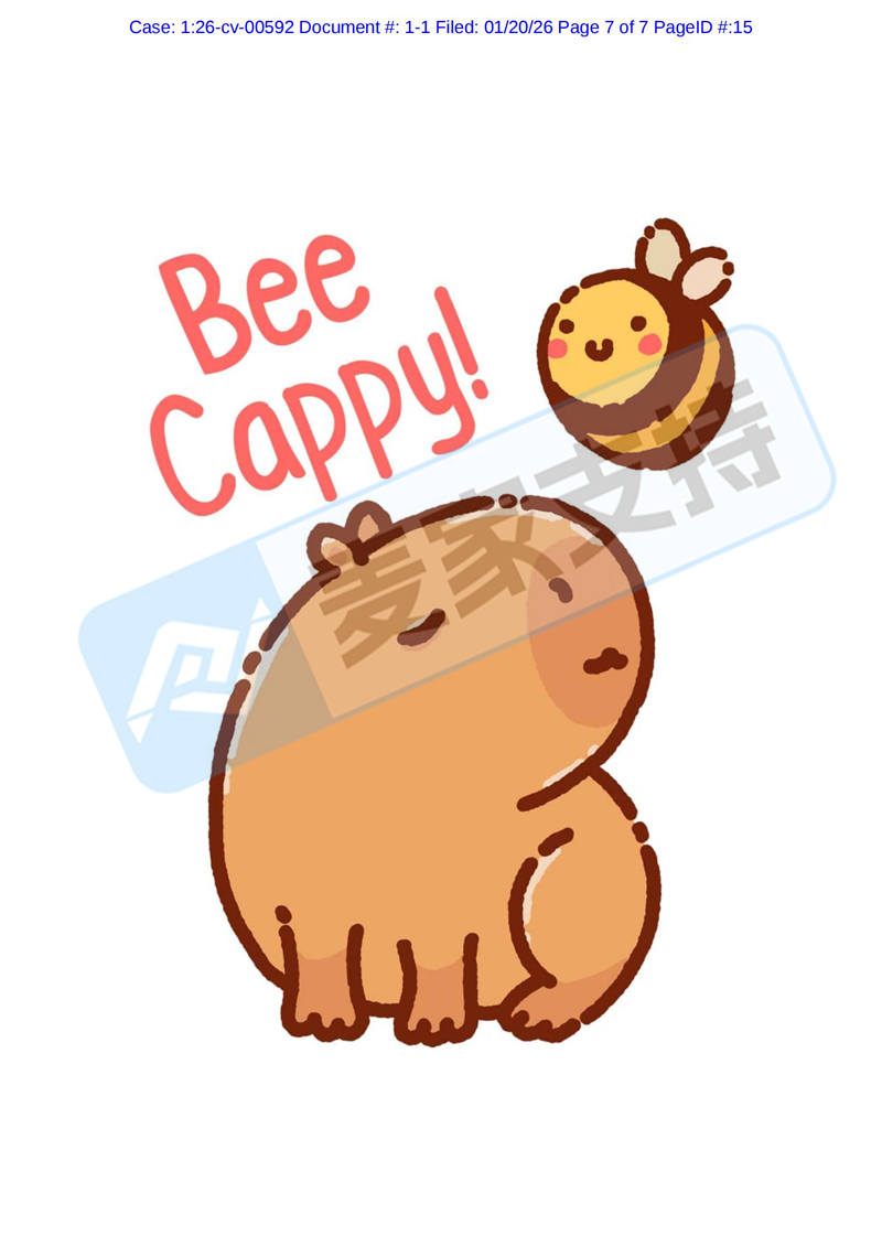 6-cv-00592,keith律所雷霆出击,卡皮巴拉两案并发,284店被列为侵权被告!"