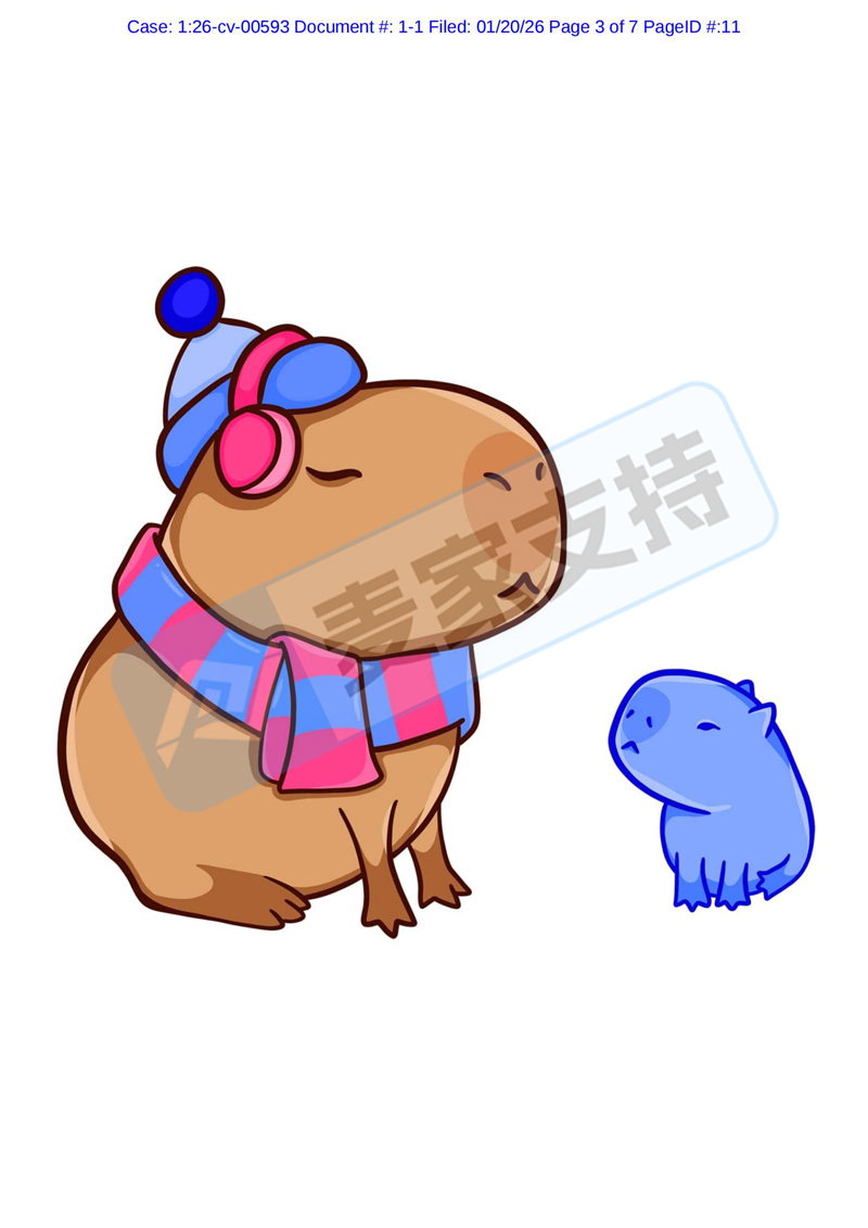 6-cv-00592,keith律所雷霆出击,卡皮巴拉两案并发,284店被列为侵权被告!"