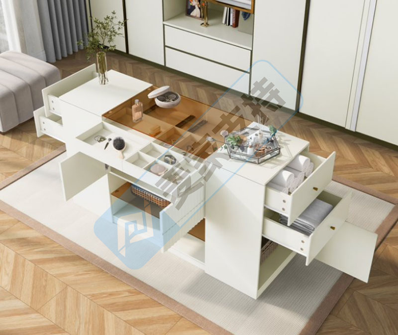 6-cv-01474,多功能岛式梳妆台专利维权案,44店涉案面临TRO冻结风险!"