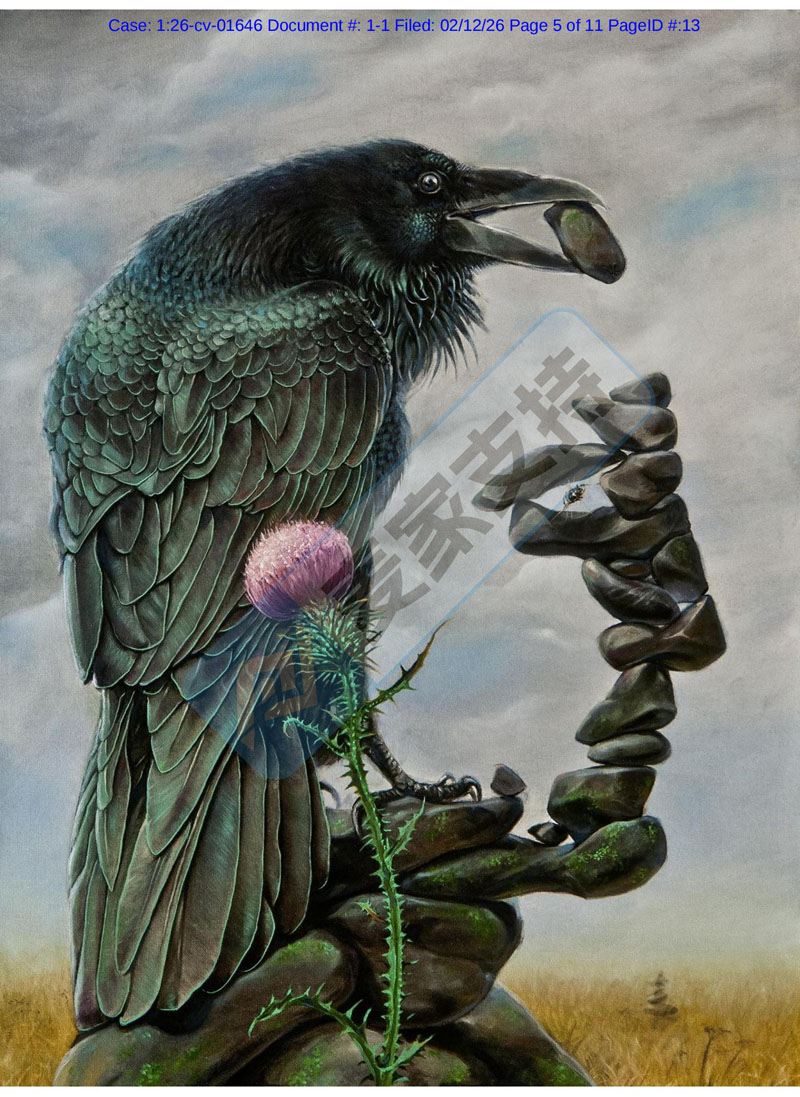 6-cv-01646,79店陷Korobov超现实主义版权TRO雷区!速查自救!"