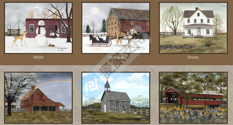 6-cv-02097,美国知名乡村民俗艺术家跨境维权,4张图片干翻135店!谨防TRO冻结"