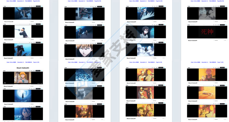 6-cv-03809，BLEACH死神TRO维权再度来袭，数百个版权&商标强势回归！"