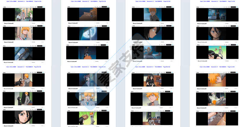 6-cv-03809，BLEACH死神TRO维权再度来袭，数百个版权&商标强势回归！"