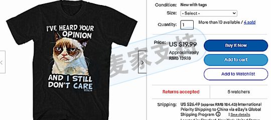 不爽猫 Grumpy Cat发案频繁，HSP律所代理品牌再次维权！目前已签署TRO，卖家抓紧下架！
