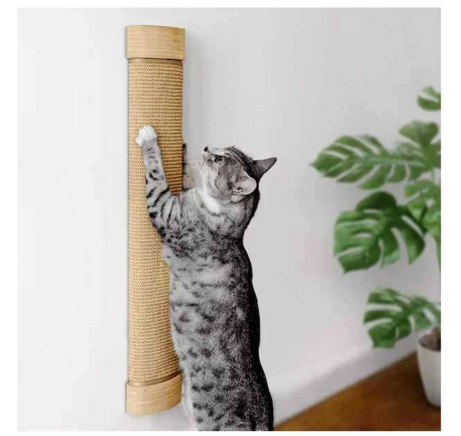 猫跨 跨境侵权预警——当心！壁挂式木制剑麻猫抓柱美国专利已下证-麦家支持-为
