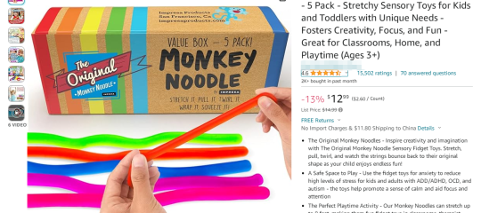 David代理Monkey Noodle减压玩具商标版权江湖再现，销量数万，暂未TRO冻结，速下架