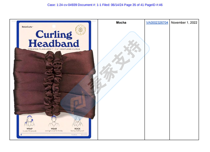 4-cv-04939，MGB律所代理Robecurls无热卷发器强势维权"