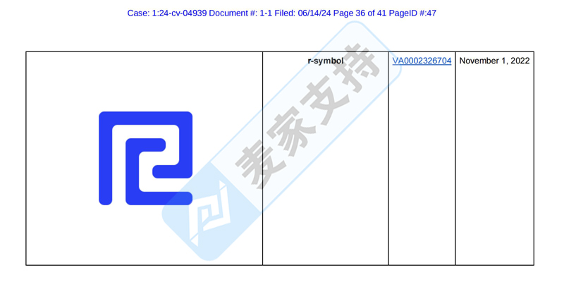 4-cv-04939，MGB律所代理Robecurls无热卷发器强势维权"