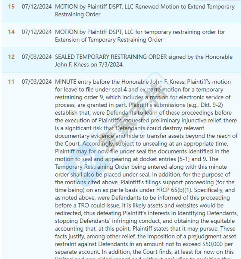 4-cv-05288，匿名TRO案件揭秘！小类第一的铁艺花盆架竟有多重保护！"