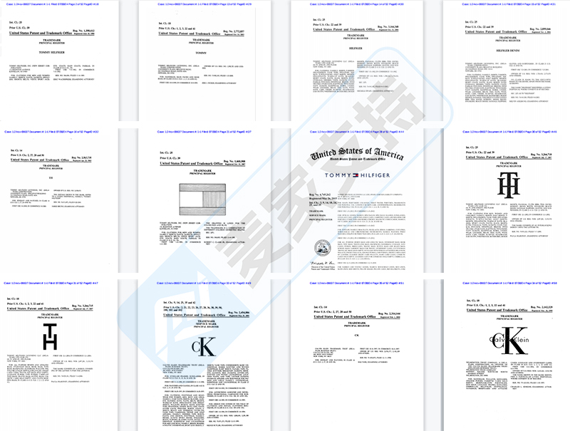 4-cv-06637，GBC律所代理Ck和Tommy品牌商标再维权"