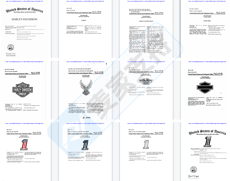 4-cv-06658，Harley-Davidson24年第8起TRO维权案件，速围观"