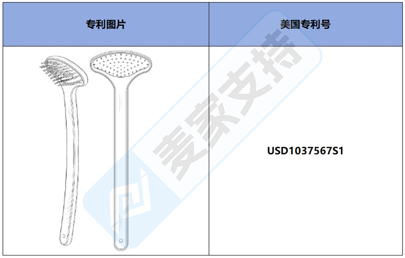 跨境侵权预警——竹木抓背器，美国外观专利侵权！