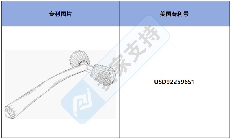 跨境侵权预警——Estee Lauder钻石刻面按摩滚轮，美国外观专利侵权！