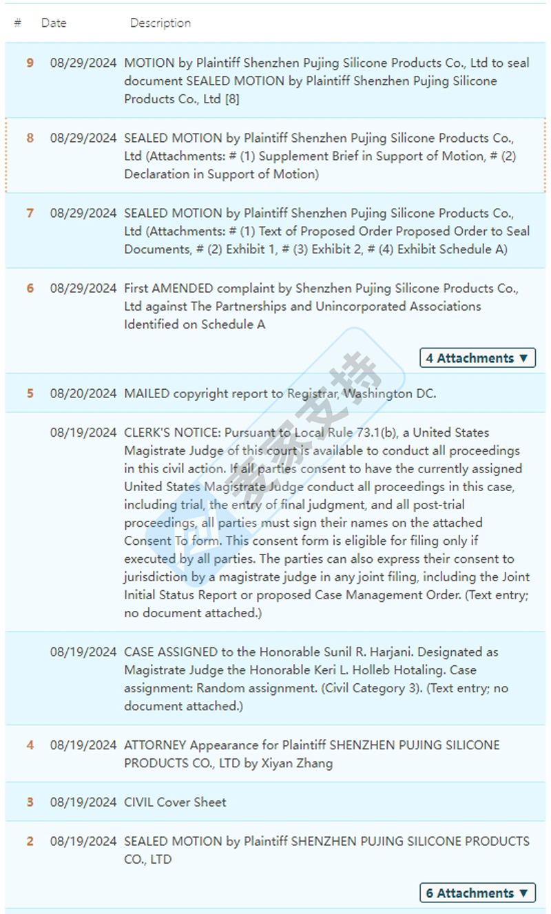 4-cv-07437，国内工厂硅胶制品从国内到国外全面维权，跨境卖家速查！"