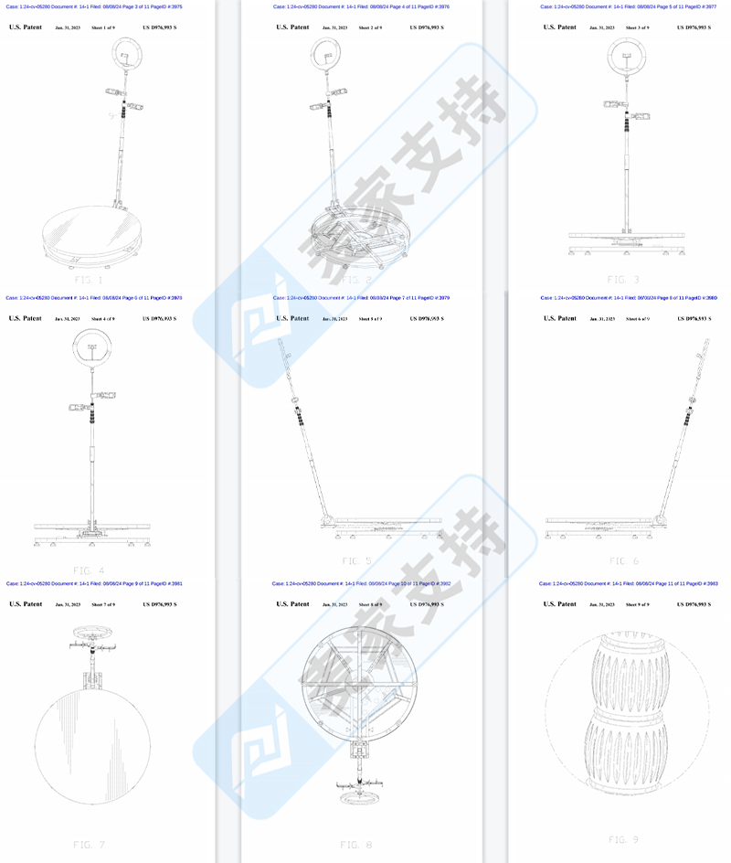 4-cv-05280，揭秘匿名专利TRO案件，Marvel360°无死角拍照设备4个专利参与维权"