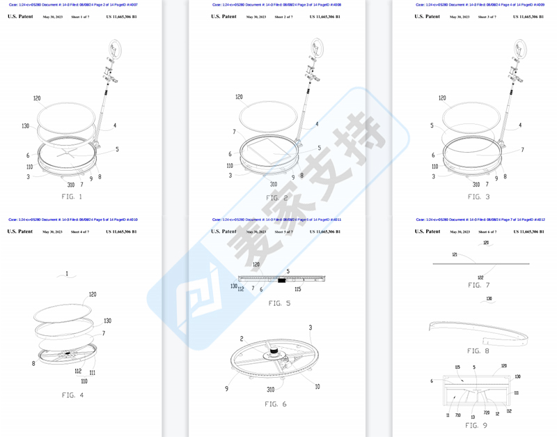 4-cv-05280，揭秘匿名专利TRO案件，Marvel360°无死角拍照设备4个专利参与维权"