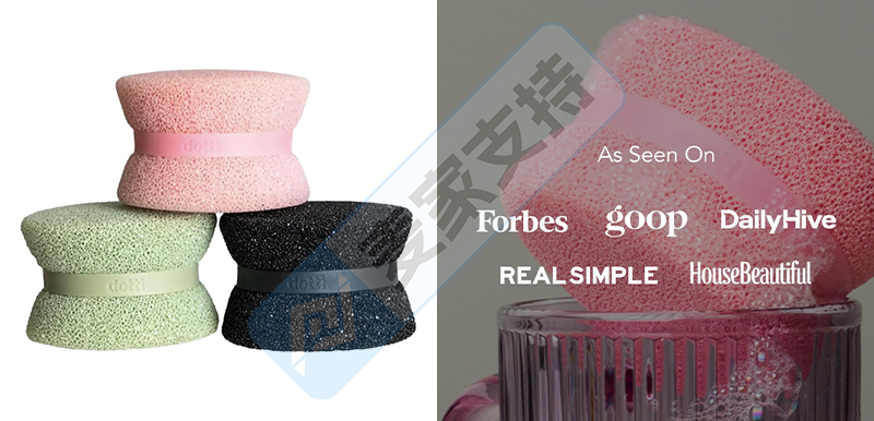 Dotti Super Scrubber 硅胶海绵，美国专利速看!