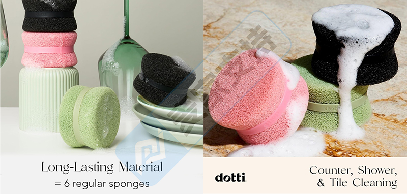 Dotti Super Scrubber 硅胶海绵，美国专利速看!