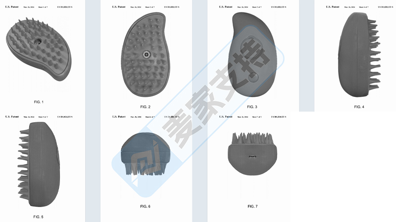 4-cv-01809，跨境卖家需注意，跨境热销宠物用品——蒸汽毛刷外观专利维权！"