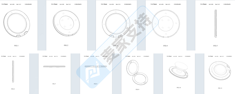 4-cv-10814，国人专利产品磁性手机支架跨境发起维权，暂未冻结！"