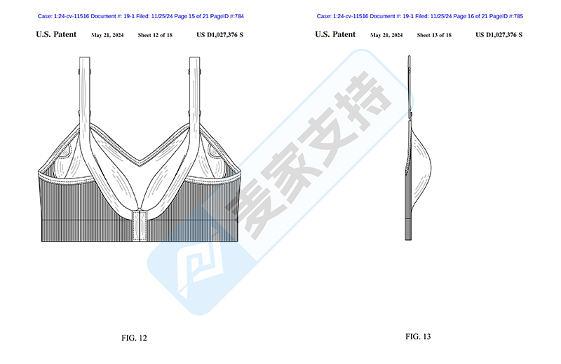 4-cv-11516，国人哺乳内衣专利维权，涉及64名被告！"