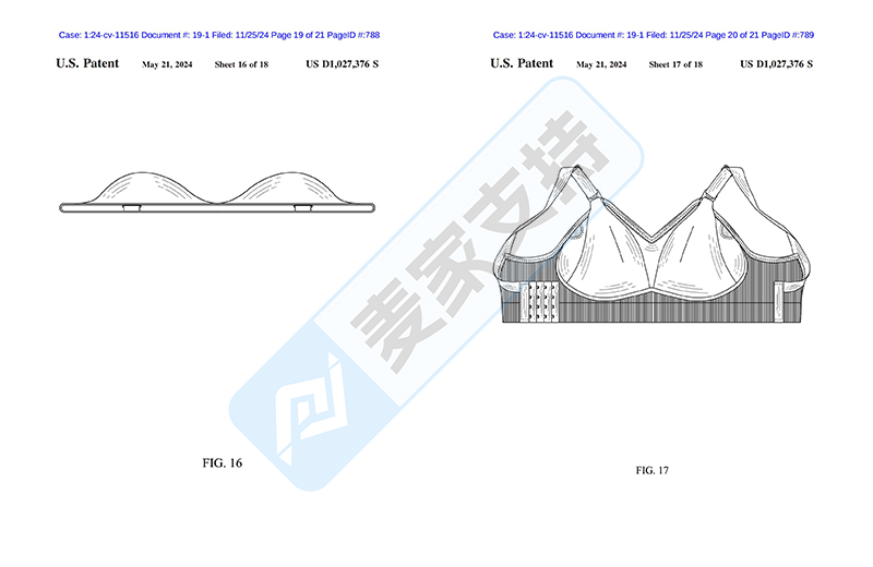 4-cv-11516，国人哺乳内衣专利维权，涉及64名被告！"