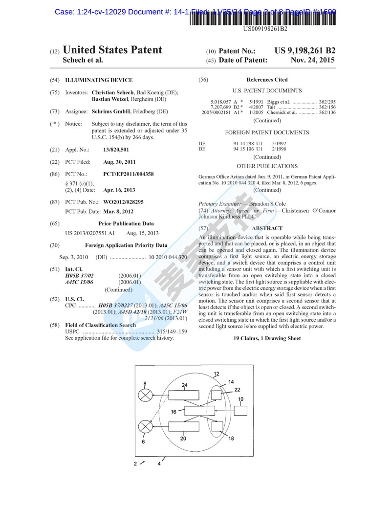 4-cv-12029，照明装置发明专利隐匿维权被驳回，案件细节速围观扫雷"