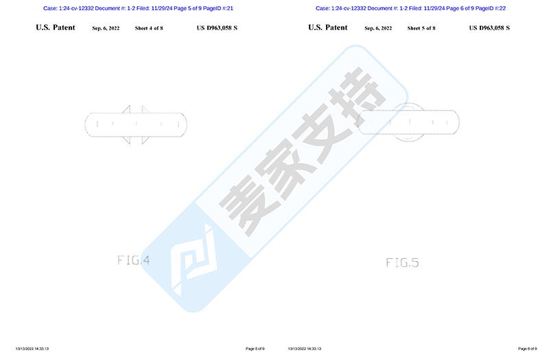 4-cv-12332，解压玩具专利TRO维权再度来袭，方形挤压玩具要小心！"