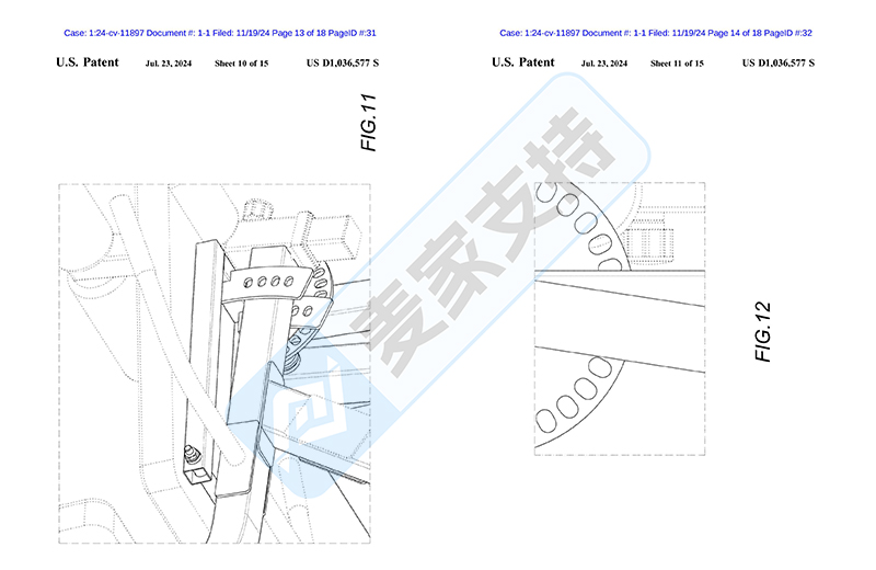 4-cv-11897，天呐撸！健身器材专利维权，已成功TRO冻结"