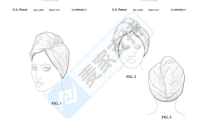 4-cv-12721，速干发巾也有专利？Kitsch品牌已立案，暂未TRO冻结"