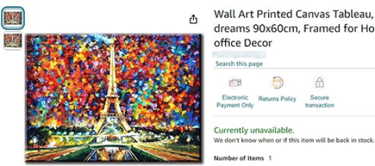 24-cv-12451，Afremov Works三张版权作品发起维权，跨境卖家速查！