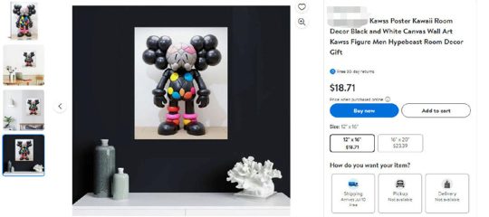 25-cv-21308，潮流品牌KAWS商标版权再来袭！跨境卖家速查链接