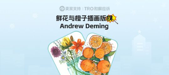 25-cv-12355，keith律所代理鲜花与橙子插画跨境维权！TRO冻结在即