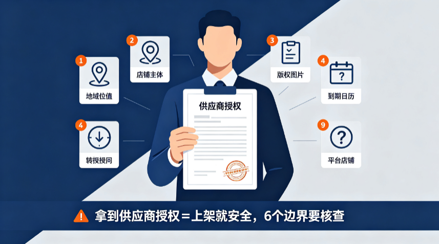 授权书不是“免侵权证明”:跨境卖家上架前要核对的6个边界 - 1