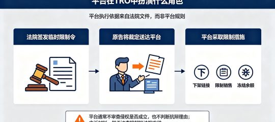 在TRO案件中，平台扮演的到底是什么角色？