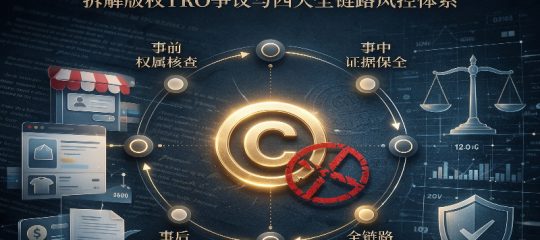 跨境卖家生死劫：拆解版权TRO争议与四大全链路风控体系，攻克版权TRO迷局